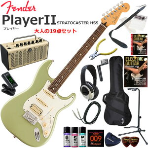 Fender �t�F���_�[ PlayerII Stratocaster HSS/BCG/R �G���L�M�^�[ ���S�҃Z�b�g ���@�\�E��������YAMAHA THR5�������Ă��l��19�_�Z�b�g