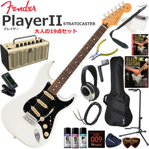Fender �t�F���_�[ PlayerII Stratocaster/PWT/R �G���L�M�^�[ ���S�҃Z�b�g ���@�\�E��������YAMAHA THR5�������Ă��l��19�_�Z�b�g