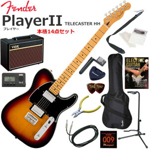 Fender �t�F���_�[ PlayerII Telecaster HH/3CS/M �G���L�M�^�[ ���S�҃Z�b�g �l�C��VOX Pathfinder10���������{�i14�_�Z�b�g