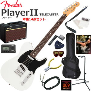 Fender �t�F���_�[ PlayerII Telecaster/PWT/R �G���L�M�^�[ ���S�҃Z�b�g �l�C��VOX Pathfinder10���������{�i14�_�Z�b�g