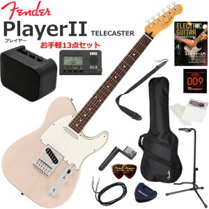 Fender �t�F���_�[ PlayerII Telecaster/WBL/R �G���L�M�^�[ ���S�҃Z�b�g �~�j�A���v������������y13�_�Z�b�g