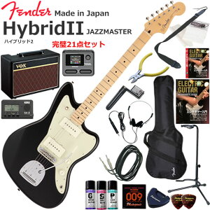 Fender �t�F���_�[ Made in Japan Hybrid II Jazzmaster/BLK/M �G���L�M�^�[ ���S�҃Z�b�g VOX Pathfinder10�ƃG�t�F�N�^�[�������Ă銮��21�_�Z�b�g