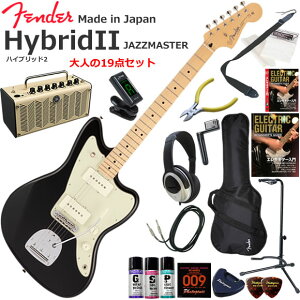 Fender �t�F���_�[ Made in Japan Hybrid II Jazzmaster/BLK/M �G���L�M�^�[ ���S�҃Z�b�g ���@�\�E��������YAMAHA THR5�������Ă��l��19�_�Z�b�g