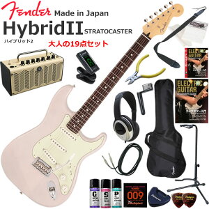 Fender �t�F���_�[ Made in Japan Hybrid II Stratocaster/USB/R �G���L�M�^�[ ���S�҃Z�b�g ���@�\�E��������YAMAHA THR5�������Ă��l��19�_�Z�b�g