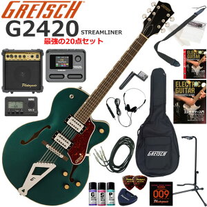 Gretsch �O���b�` G2420 Streamliner/CGR �G���L�M�^�[ ���S�҃Z�b�g �}���`�G�t�F�N�^�[�������Ă�I�ŋ���20�_�Z�b�g