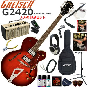 Gretsch �O���b�` G2420 Streamliner/CLB �G���L�M�^�[ ���S�҃Z�b�g ���@�\�E��������YAMAHA THR5�������Ă��l��19�_�Z�b�g