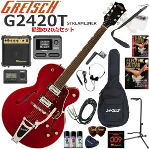Gretsch �O���b�` G2420T Streamliner/BRW �G���L�M�^�[ ���S�҃Z�b�g �}���`�G�t�F�N�^�[�������Ă�I�ŋ���20�_�Z�b�g