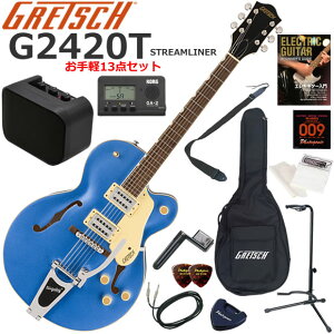 Gretsch �O���b�` G2420T Streamliner/FBL �G���L�M�^�[ ���S�҃Z�b�g �~�j�A���v������������y13�_�Z�b�g