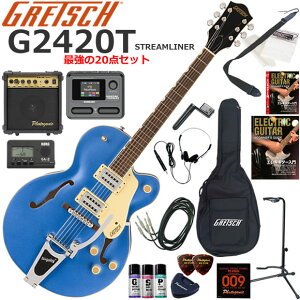 Gretsch �O���b�` G2420T Streamliner/FBL �G���L�M�^�[ ���S�҃Z�b�g �}���`�G�t�F�N�^�[�������Ă�I�ŋ���20�_�Z�b�g