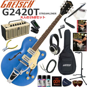 Gretsch �O���b�` G2420T Streamliner/FBL �G���L�M�^�[ ���S�҃Z�b�g ���@�\�E��������YAMAHA THR5�������Ă��l��19�_�Z�b�g