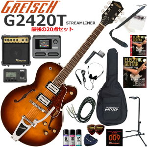 Gretsch �O���b�` G2420T Streamliner/RBB �G���L�M�^�[ ���S�҃Z�b�g �}���`�G�t�F�N�^�[�������Ă�I�ŋ���20�_�Z�b�g