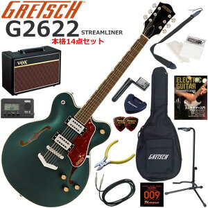 Gretsch �O���b�` G2622 Streamliner/CGR �G���L�M�^�[ ���S�҃Z�b�g �l�C��VOX Pathfinder10���������{�i14�_�Z�b�g