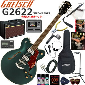 Gretsch �O���b�` G2622 Streamliner/CGR �G���L�M�^�[ ���S�҃Z�b�g VOX Pathfinder10�ƃG�t�F�N�^�[�������Ă銮��21�_�Z�b�g