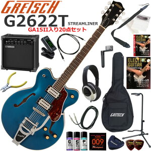 Gretsch �O���b�` G2622T Streamliner/DDM �G���L�M�^�[ ���S�҃Z�b�g ���K�p�A���v�Ƃ��Ă̎g���Ղ�GA15II�������Ă�20�_�Z�b�g