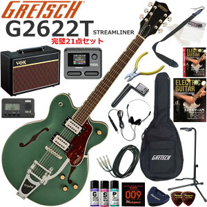 Gretsch �O���b�` G2622T Streamliner/SOV �G���L�M�^�[ ���S�҃Z�b�g VOX Pathfinder10�ƃG�t�F�N�^�[�������Ă銮��21�_�Z�b�g