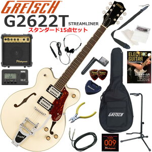 Gretsch �O���b�` G2622T Streamliner/VW �G���L�M�^�[ ���S�҃Z�b�g 10w�A���v���������X�^���_�[�h15�_�Z�b�g