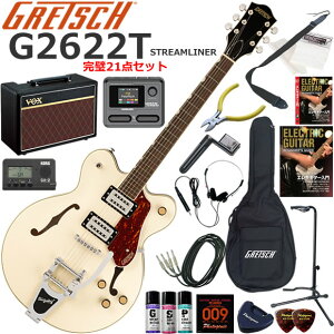 Gretsch �O���b�` G2622T Streamliner/VW �G���L�M�^�[ ���S�҃Z�b�g VOX Pathfinder10�ƃG�t�F�N�^�[�������Ă銮��21�_�Z�b�g