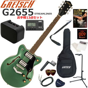 Gretsch �O���b�` G2655 Streamliner/SOV �G���L�M�^�[ ���S�҃Z�b�g �~�j�A���v������������y13�_�Z�b�g