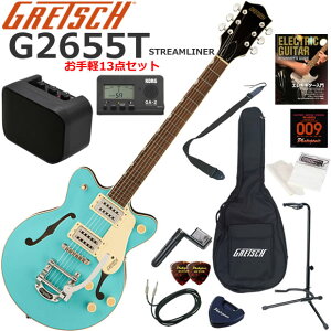 Gretsch �O���b�` G2655T Streamliner/TRP �G���L�M�^�[ ���S�҃Z�b�g �~�j�A���v������������y13�_�Z�b�g