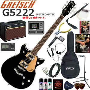 Gretsch �O���b�` G5222 Electromatic/BLK �G���L�M�^�[ ���S�҃Z�b�g VOX Pathfinder10�ƃG�t�F�N�^�[�������Ă銮��21�_�Z�b�g