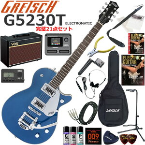 Gretsch �O���b�` G5230T Electromatic/ALB �G���L�M�^�[ ���S�҃Z�b�g VOX Pathfinder10�ƃG�t�F�N�^�[�������Ă銮��21�_�Z�b�g