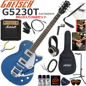 Gretsch �O���b�` G5230T Electromatic/ALB �G���L�M�^�[ ���S�҃Z�b�g �p���t���ȃT�E���h��Marshall MG10�������Ă�20�_�Z�b�g