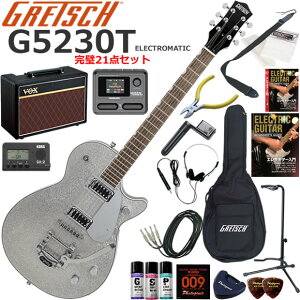 Gretsch �O���b�` G5230T Electromatic Sparkle Jet/SVSP �G���L�M�^�[ ���S�҃Z�b�g VOX Pathfinder10�ƃG�t�F�N�^�[�������Ă銮��21�_�Z�b�g