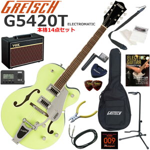 Gretsch �O���b�` G5420T Electromatic/2TGR �G���L�M�^�[ ���S�҃Z�b�g �l�C��VOX Pathfinder10���������{�i14�_�Z�b�g