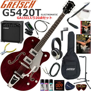 Gretsch �O���b�` G5420T Electromatic/WLS �G���L�M�^�[ ���S�҃Z�b�g ���K�p�A���v�Ƃ��Ă̎g���Ղ�GA15II�������Ă�20�_�Z�b�g