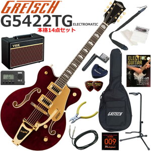 Gretsch �O���b�` G5422TG Electromatic/WLS �G���L�M�^�[ ���S�҃Z�b�g �l�C��VOX Pathfinder10���������{�i14�_�Z�b�g
