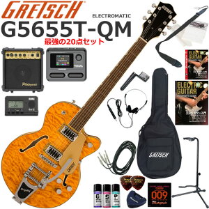 Gretsch �O���b�` G5655T-QM Electromatic/SPS �G���L�M�^�[ ���S�҃Z�b�g �}���`�G�t�F�N�^�[�������Ă�I�ŋ���20�_�Z�b�g