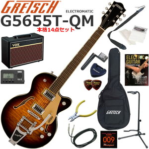 Gretsch �O���b�` G5655T-QM Electromatic/SWT �G���L�M�^�[ ���S�҃Z�b�g �l�C��VOX Pathfinder10���������{�i14�_�Z�b�g