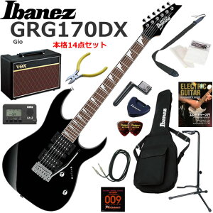 Ibanez �A�C�o�j�[�Y GRG170DX/BKN �G���L�M�^�[ ���S�҃Z�b�g �l�C��VOX Pathfinder10���������{�i14�_�Z�b�g