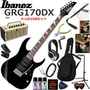 Ibanez �A�C�o�j�[�Y GRG170DX/BKN �G���L�M�^�[ ���S�҃Z�b�g ���@�\�E��������YAMAHA THR5�������Ă��l��19�_�Z�b�g