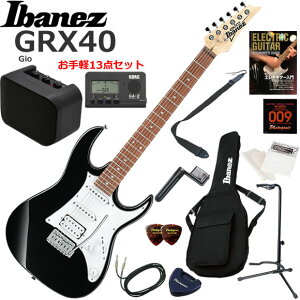 Ibanez �A�C�o�j�[�Y GRX40/BKN �G���L�M�^�[ ���S�҃Z�b�g �~�j�A���v������������y13�_�Z�b�g