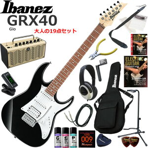 Ibanez �A�C�o�j�[�Y GRX40/BKN �G���L�M�^�[ ���S�҃Z�b�g ���@�\�E��������YAMAHA THR5�������Ă��l��19�_�Z�b�g