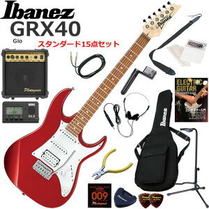 Ibanez �A�C�o�j�[�Y GRX40/CA �G���L�M�^�[ ���S�҃Z�b�g 10w�A���v���������X�^���_�[�h15�_�Z�b�g