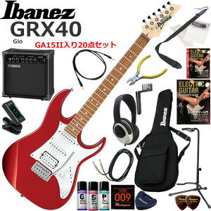 Ibanez �A�C�o�j�[�Y GRX40/CA �G���L�M�^�[ ���S�҃Z�b�g ���K�p�A���v�Ƃ��Ă̎g���Ղ�GA15II�������Ă�20�_�Z�b�g