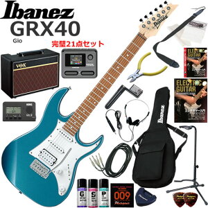 Ibanez �A�C�o�j�[�Y GRX40/MLB �G���L�M�^�[ ���S�҃Z�b�g VOX Pathfinder10�ƃG�t�F�N�^�[�������Ă銮��21�_�Z�b�g