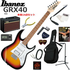 Ibanez �A�C�o�j�[�Y GRX40/TFB �G���L�M�^�[ ���S�҃Z�b�g �l�C��VOX Pathfinder10���������{�i14�_�Z�b�g