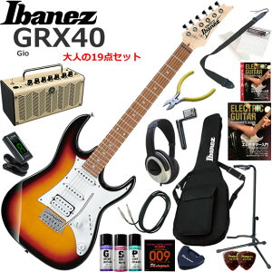 Ibanez �A�C�o�j�[�Y GRX40/TFB �G���L�M�^�[ ���S�҃Z�b�g ���@�\�E��������YAMAHA THR5�������Ă��l��19�_�Z�b�g
