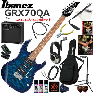 Ibanez �A�C�o�j�[�Y GRX70QA/TBB �G���L�M�^�[ ���S�҃Z�b�g ���K�p�A���v�Ƃ��Ă̎g���Ղ�GA15II�������Ă�20�_�Z�b�g