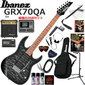 Ibanez �A�C�o�j�[�Y GRX70QA/TKS �G���L�M�^�[ ���S�҃Z�b�g �}���`�G�t�F�N�^�[�������Ă�I�ŋ���20�_�Z�b�g