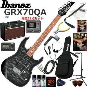 Ibanez �A�C�o�j�[�Y GRX70QA/TKS �G���L�M�^�[ ���S�҃Z�b�g VOX Pathfinder10�ƃG�t�F�N�^�[�������Ă銮��21�_�Z�b�g