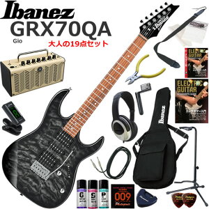Ibanez �A�C�o�j�[�Y GRX70QA/TKS �G���L�M�^�[ ���S�҃Z�b�g ���@�\�E��������YAMAHA THR5�������Ă��l��19�_�Z�b�g