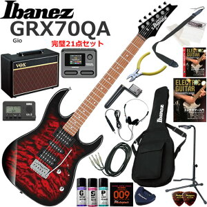 Ibanez �A�C�o�j�[�Y GRX70QA/TRB �G���L�M�^�[ ���S�҃Z�b�g VOX Pathfinder10�ƃG�t�F�N�^�[�������Ă銮��21�_�Z�b�g