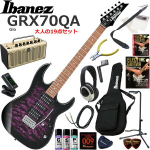 Ibanez �A�C�o�j�[�Y GRX70QA/TVT �G���L�M�^�[ ���S�҃Z�b�g ���@�\�E��������YAMAHA THR5�������Ă��l��19�_�Z�b�g