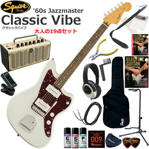 Squier �X�N���C���[ Classic Vibe '60s Jazzmaster/OWT �G���L�M�^�[ ���S�҃Z�b�g ���@�\�E��������YAMAHA THR5�������Ă��l��19�_�Z�b�g
