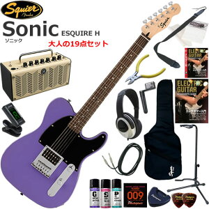 Squier �X�N���C���[ Squier Sonic Esquire H/UVT �G���L�M�^�[ ���S�҃Z�b�g ���@�\�E��������YAMAHA THR5�������Ă��l��19�_�Z�b�g