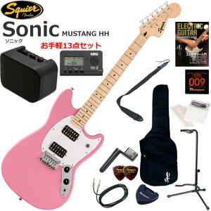 Squier �X�N���C���[ Squier Sonic Mustang HH/FLP �G���L�M�^�[ ���S�҃Z�b�g �~�j�A���v������������y13�_�Z�b�g